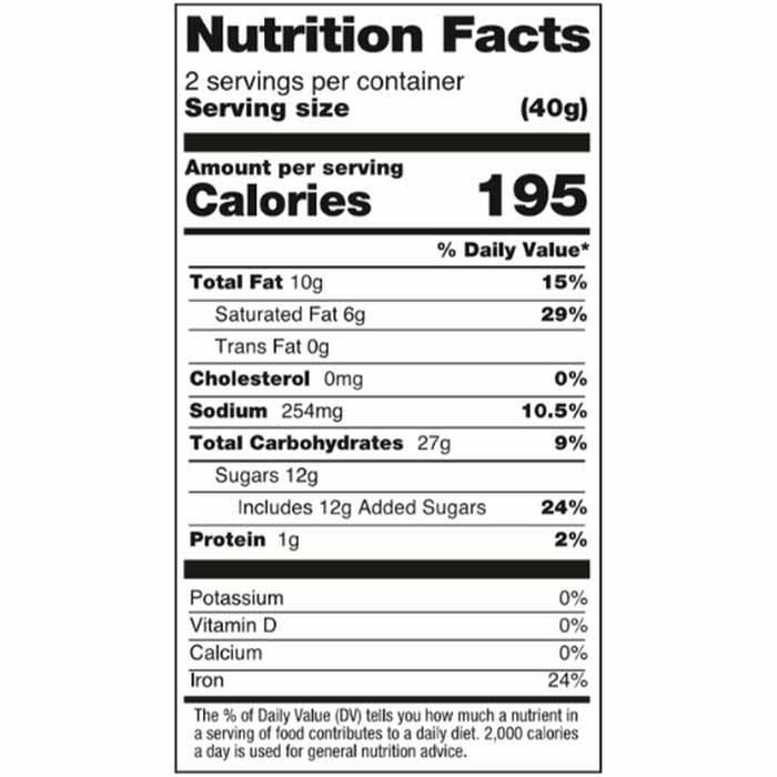 No Whey! Foods - Chocolatey Covered Pretzels, 80g - back