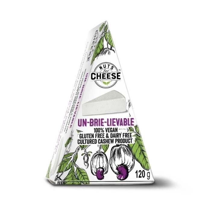 Nuts for Cheese - Un-Brie-Lievable Cashew Cheese, 120g - front