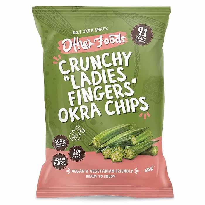 Other Foods Crunchy "Ladies Fingers" Okra Chips, 40g PlantX Canada