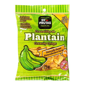 SS-Frutas Imports Inc. - Naturally Sweet Plantain Crunchy Crisps, 85g