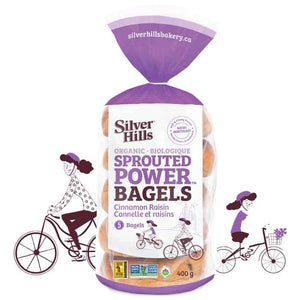 Silver Hills - Sprouted Power Organic 5 Bagels, 400g | Multiple Flavours