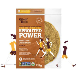 Silver Hills - Sprouted Power Tortillas Whole Grain Organic 6 Hand-Stretched Tortillas, 255g