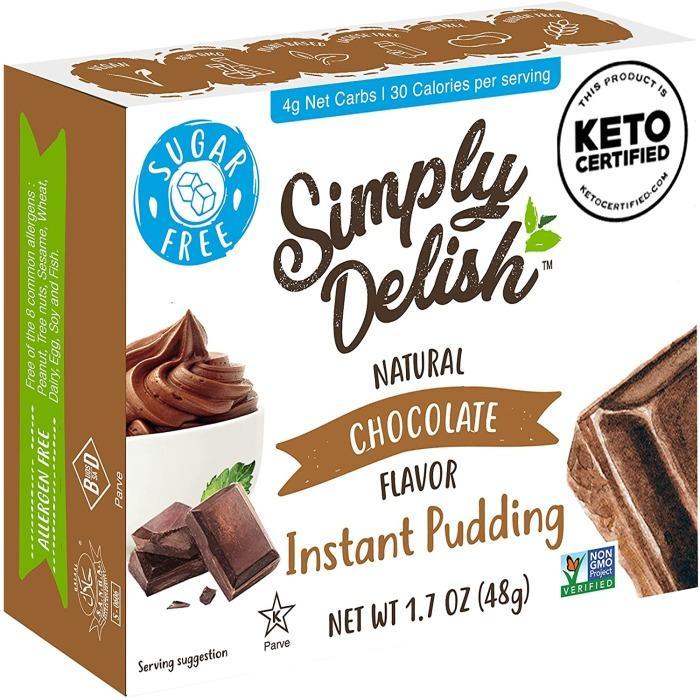 Simply Delish Instant Chocolate Pudding PlantX Canada