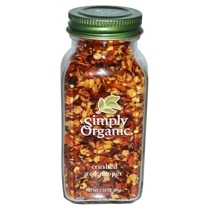 Simply Organic - Crushed Red Pepper, 45g - front