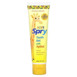 Spry Kid's - Tooth Gel Age 3 Months And Up, 60ml | Multiple Flavours