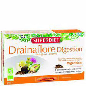 SuperDiet - Drainaflore Plus Detox bonus, 20 x 15ml | Multiple Options