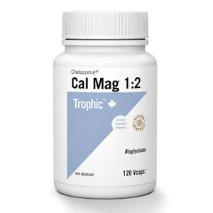 Trophic - Cal-Mag 1:1 Chelazome, 120 Capsules