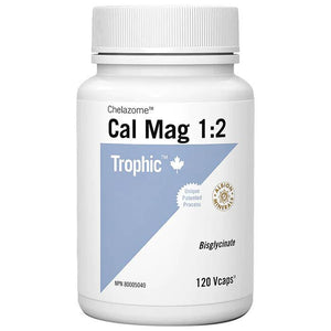 Trophic - Cal-Mag 1:2 Chelazome, 120 Capsules