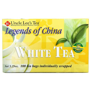 Uncle Lee's Tea - Legends of China White Tea (100 Tea Bags), 150g
