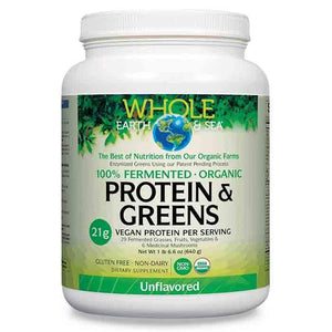 Whole Earth & Sea - Fermented Organic Protein & Greens, Unflavoured, 640g