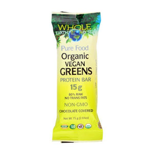 Whole Earth & Sea - Organic Vegan Greens Protein Bar 15g