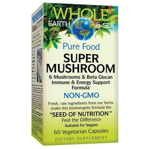 Whole Earth & Sea - Super Mushroom, 60 Capsules