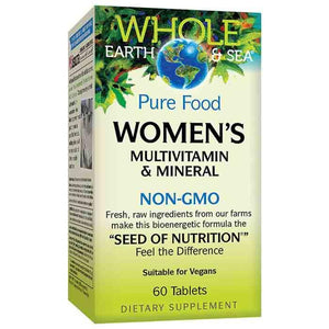 Whole Earth & Sea - Womens Multivitamin & Mineral, 60 Tablets