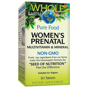 Whole Earth & Sea - Womens Prenatal Multivitamin & Mineral, 60 Tablets