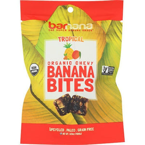 Barnana - Tropical Fruit Banana Bites, 3.5 Oz