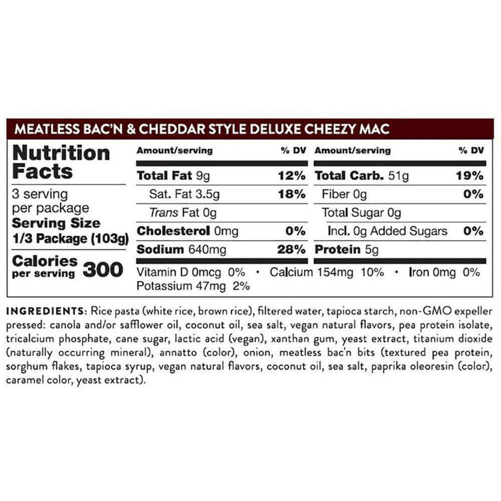 Daiya – Mac & Cheese Meatless Bacon Cheddar, 10.6 Oz- Pantry 2