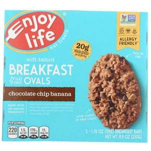 Enjoy Life – Breakfast Oval Chocolate Chip Banana, 8.8 Oz