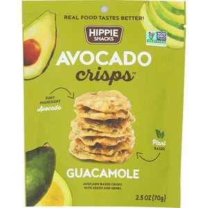 Hippie Snacks – Avocado Crisps Guacamole, 2.5 oz