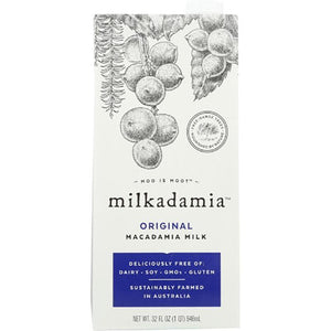 Milkadamia – Macadamia Milk Original, 32 oz