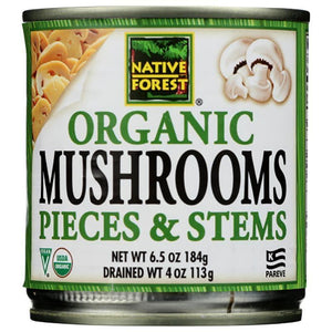 Native Forest – Mushroom Stems & Pieces, 4 oz
