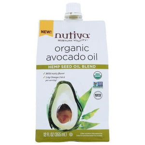 Nutiva – Avocado Oil Hempseed Blend Pouch, 12 oz