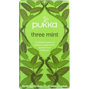Pukka - Three Mint Herbal Tea, 20ct
