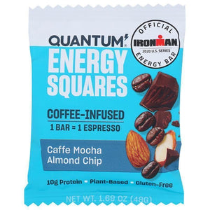 Quantum Energy Squares – Caffe Mocha Almond Bar, 1.69 oz
