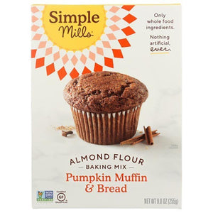 Simple Mills – Almond Flour Pumpkin Muffin & Bread Baking Mix, 9 Oz