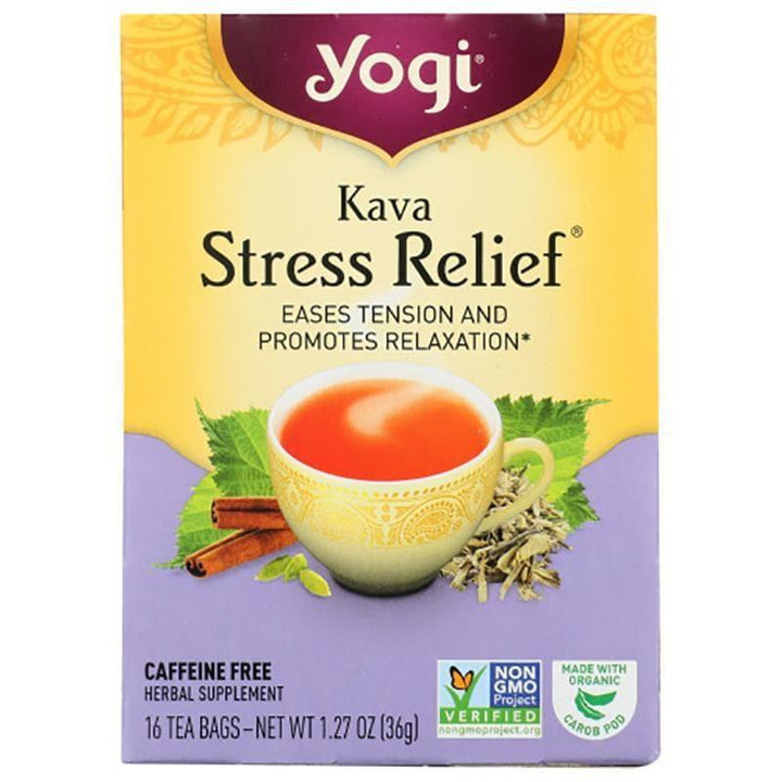 Yogi Tea - Kava Stress Relief, 16 Bags, 1.1 oz- Pantry 1