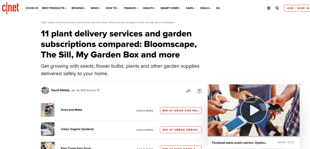 11 plant delivery services and garden subscriptions compared: Bloomscape, The Sill, My Garden Box and more