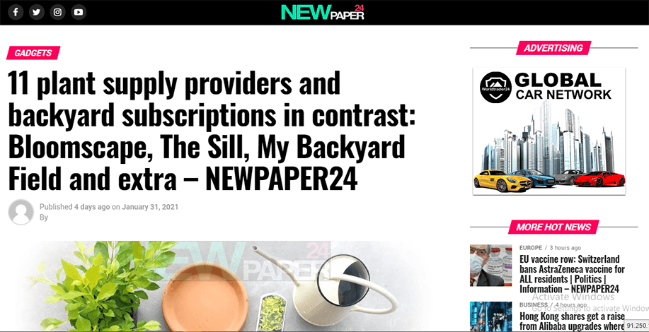 11 plant supply providers and backyard subscriptions in contrast: Bloomscape, The Sill, My Backyard Field and extra - NEWPAPER24