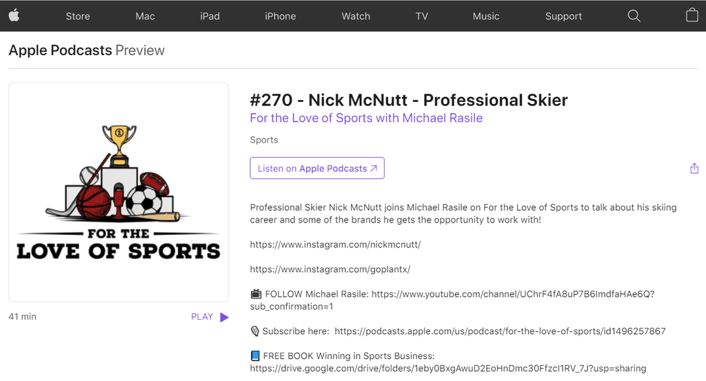 #270 - Nick McNutt - Professional Skier