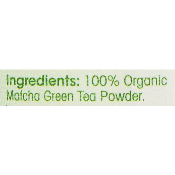 Aiya Matcha - Organic Ceremonial Grade Green Tea Powder, 30g - back