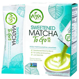 Aiya Matcha - To Go Sweetened 8 Packets X 12g, 96g