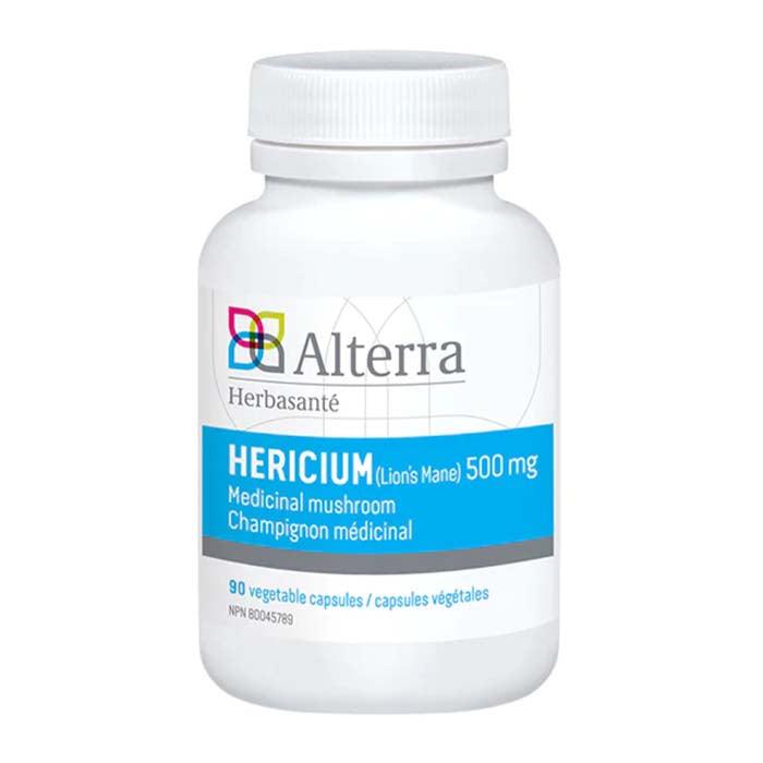 Alterra - Lion's Mane (Hericium 500mg), 90 Capsules