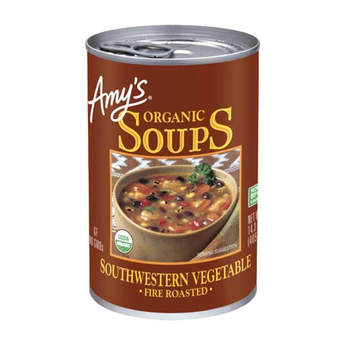 Amy's Kitchen - Org. Soup Fire Roasted Southwestern Vegetable, 398ml