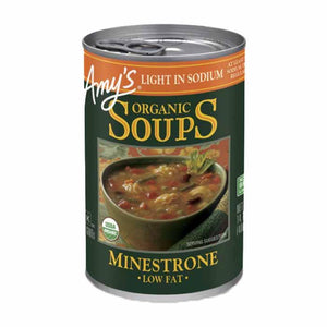 Amy's Kitchen - Organic Soup Low Sodium Minestrone, 398ml