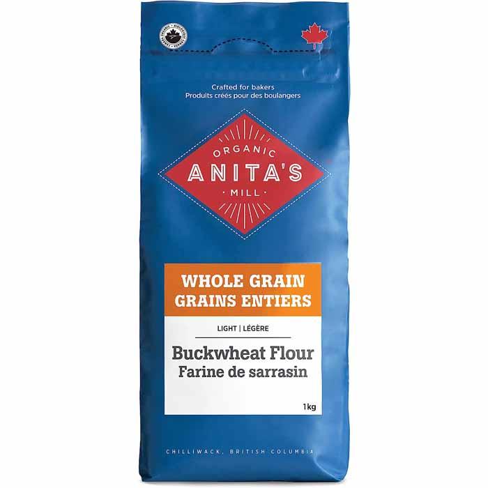 Anita's Organic Mill Buckwheat Flour Whole Grain Sprouted Light, 1kg PlantX Canada