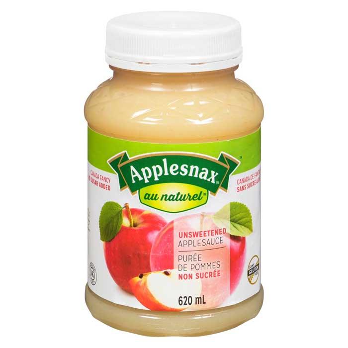 Applesnax Au Naturel Applesauce Unsweetened, 620ml PlantX Canada
