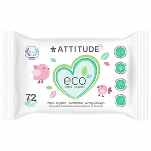 Attitude - Baby Wipes 100% Biodegradable | Multiple Sizes