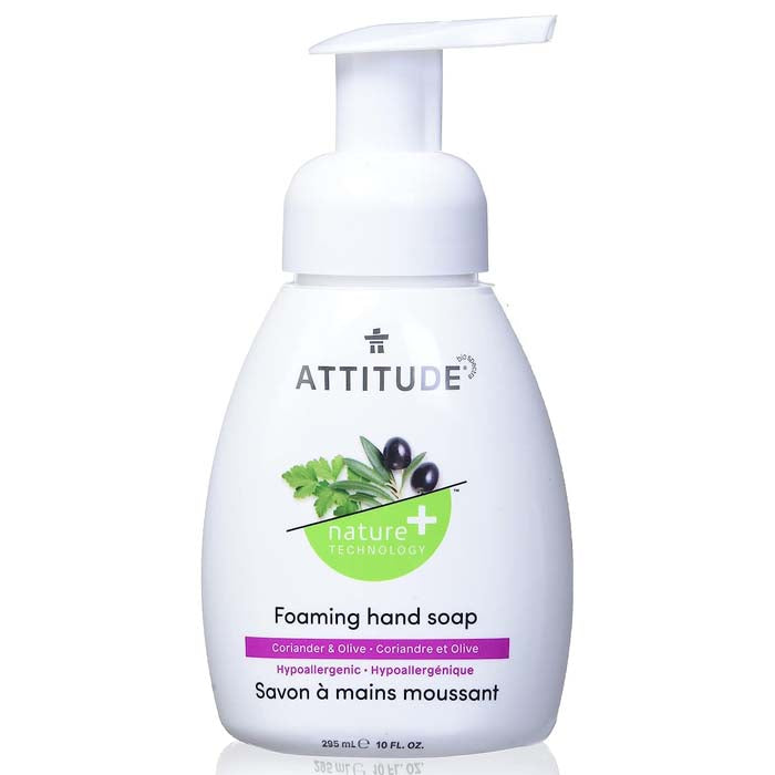 Attitude - Foaming Hand Soap Coriander & Olive, 295ml