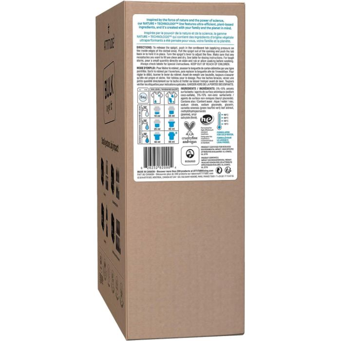 Attitude Laundry Detergent Wildflower Bulk, 4L PlantX Canada