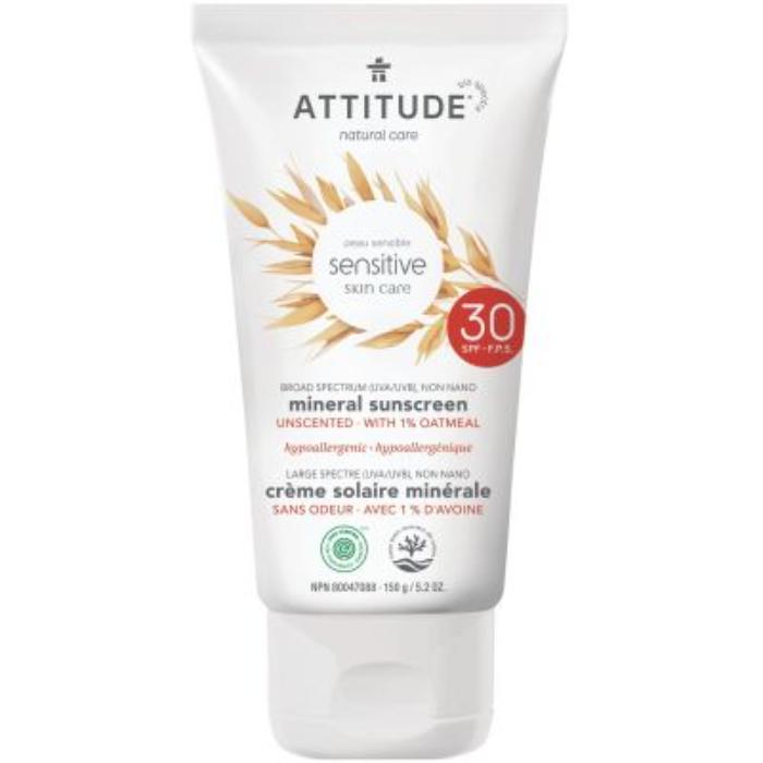 Attitude - Spf30 Adult - Sunscreen Sensitive Skin, 150g