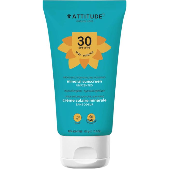 Attitude - Spf30 Baby - Fragrance-Free, 150g