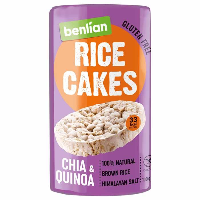 Benlian - Chia & Quinoa Rice Cake, 100g