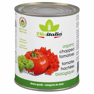 Bioitalia - Organic Chopped Tomatoes With Tomato Juice And Basil, 796ml