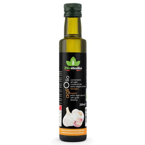 Bioitalia - Organic Extra Virgin Olive Oil Garlic, 250ml