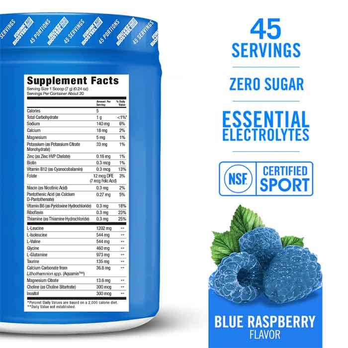 Biosteel - Hydration Mix Blue Raspberry, 315g - Back