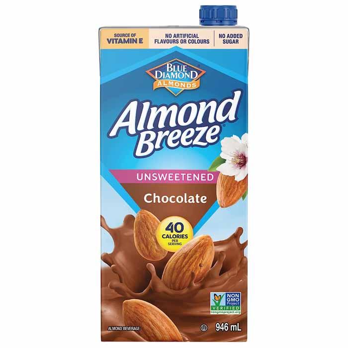 Blue Diamond Unsweetened Chocolate Almond Drink, 946ml PlantX Canada