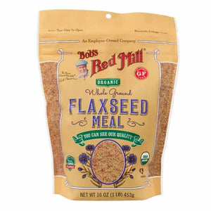 Bob's Red Mill - Organic Whole Ground Brown Flaxseeds, 453g